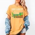 Can I Lick It Periodic Table Science Teacher Student Women's Comfort Colors T-Shirt Mustard