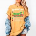 Can I Lick It Periodic Table Shirt Science Chemistry Teacher Women's Comfort Colors T-Shirt Mustard