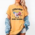 Little Miss Music Teacher Music Teacher Team Women's Comfort Colors T-Shirt Mustard