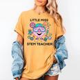 Little Miss Stem Teacher Women's Comfort Colors T-Shirt Mustard Little Miss Stem Teacher Women's Comfort Colors T-Shirt Mustard