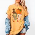 Love 2nd Grade Happy Fall Thanksgiving For 2nd Teacher For Men Women Girls Kids Women's Comfort Colors T-Shirt Mustard Love 2nd Grade Happy Fall Thanksgiving For 2nd Teacher For Men Women Girls Kids Women's Comfort Colors T-Shirt Mustard