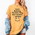 I Love Explaining The Same Thing Teacher Lie Party Women's Comfort Colors T-Shirt Mustard