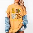 LOVE Pre-K Pumpkin Teacher Student Halloween Costume Women's Comfort Colors T-Shirt Mustard LOVE Pre-K Pumpkin Teacher Student Halloween Costume Women's Comfort Colors T-Shirt Mustard