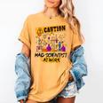 Mad Scientist Halloween Costume Science Teacher Women's Comfort Colors T-Shirt Mustard Mad Scientist Halloween Costume Science Teacher Women's Comfort Colors T-Shirt Mustard
