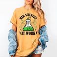 Mad Scientist Science Teacher Halloween Costume Teen Girls Women's Comfort Colors T-Shirt Mustard Mad Scientist Science Teacher Halloween Costume Teen Girls Women's Comfort Colors T-Shirt Mustard