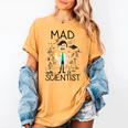Mad Scientist Shirt Kids Boys Youth Science Teacher Women's Comfort Colors T-Shirt Mustard