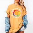 Make Your Mark For a International Dot Day Teacher Dot Lover Women's Comfort Colors T-Shirt Mustard Make Your Mark For a International Dot Day Teacher Dot Lover Women's Comfort Colors T-Shirt Mustard