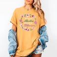 Maslow Before Blooms SPED Teacher School Psychologist Retro Men Women Women's Comfort Colors T-Shirt Mustard