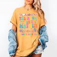 The Math Ain't Mathin Show Your Work Math Teacher Crew Women's Comfort Colors T-Shirt Mustard