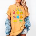 Math Cat Geometry Back To School Mathematics Teacher Women's Comfort Colors T-Shirt Mustard