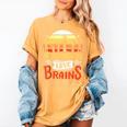 Math Teachers Love Brains Halloween Costume Zombie For Men Women Women's Comfort Colors T-Shirt Mustard
