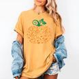 Music Notes Pumpkin Music Teacher Halloween Women's Comfort Colors T-Shirt Mustard Music Notes Pumpkin Music Teacher Halloween Women's Comfort Colors T-Shirt Mustard