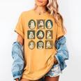 Music Teacher Orchestra Spooky Halloween Ghost Band Women's Comfort Colors T-Shirt Mustard