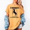 Nerdy Fibonacci Racing Car Horse Math Teacher Men Women Girls Kids Women's Comfort Colors T-Shirt Mustard