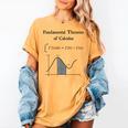 Nerdy Fundamental Theorem Of Calculus Math Teacher Geek Women's Comfort Colors T-Shirt Mustard