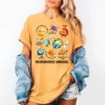 Neurodiverse Universe Space Planet Special Education Teacher Women's Comfort Colors T-Shirt Mustard Neurodiverse Universe Space Planet Special Education Teacher Women's Comfort Colors T-Shirt Mustard