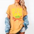 No Taki When Teacher Taki Teacher Pun Humor Women's Comfort Colors T-Shirt Mustard No Taki When Teacher Taki Teacher Pun Humor Women's Comfort Colors T-Shirt Mustard