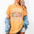 In October 2nd Grade Teachers Wear Pink Ribbon Breast Cancer Women's Comfort Colors T-Shirt Mustard In October 2nd Grade Teachers Wear Pink Ribbon Breast Cancer Women's Comfort Colors T-Shirt Mustard