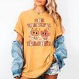 One Thankful Teacher Fall Leaves Thanksgiving Retro Women's Comfort Colors T-Shirt Mustard One Thankful Teacher Fall Leaves Thanksgiving Retro Women's Comfort Colors T-Shirt Mustard