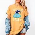Pajama Day School Spirit Week Fun Cloud Teacher Student Women's Comfort Colors T-Shirt Mustard