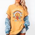 Paraprofessional Para Life Sun Flower Teacher Back To School Women's Comfort Colors T-Shirt Mustard