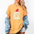 PE Squad Christmas PE Teacher Matching Xmas Women's Comfort Colors T-Shirt Mustard