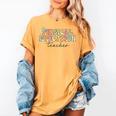 PE Teacher Back To School Physical Education Teacher Women's Comfort Colors T-Shirt Mustard PE Teacher Back To School Physical Education Teacher Women's Comfort Colors T-Shirt Mustard