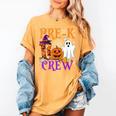 Pre-K Boo Crew Teacher Student Halloween Costume Women's Comfort Colors T-Shirt Mustard Pre-K Boo Crew Teacher Student Halloween Costume Women's Comfort Colors T-Shirt Mustard