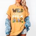 Pre-k Teacher Kids Back To School Wild About Pre-k Women's Comfort Colors T-Shirt Mustard