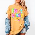Preppy First Grade Back To School 1st Grade Teacher Girl Kid Women's Comfort Colors T-Shirt Mustard Preppy First Grade Back To School 1st Grade Teacher Girl Kid Women's Comfort Colors T-Shirt Mustard