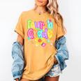 Preppy Fourth Grade Back To School 4th Grade Teacher Girls Women's Comfort Colors T-Shirt Mustard