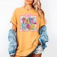 Preppy Third Grade Back To School Teacher Girl Kid Women's Comfort Colors T-Shirt Mustard Preppy Third Grade Back To School Teacher Girl Kid Women's Comfort Colors T-Shirt Mustard