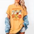 Preschool Boo Crew Halloween Costume For Teacher Kids Women's Comfort Colors T-Shirt Mustard Preschool Boo Crew Halloween Costume For Teacher Kids Women's Comfort Colors T-Shirt Mustard