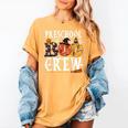 Preschool Boo Crew Teacher Halloween Women's Comfort Colors T-Shirt Mustard Preschool Boo Crew Teacher Halloween Women's Comfort Colors T-Shirt Mustard