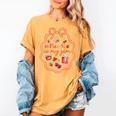Preschool Pre-K Is My Jam Strawberry Girl Teacher Kids Women's Comfort Colors T-Shirt Mustard Preschool Pre-K Is My Jam Strawberry Girl Teacher Kids Women's Comfort Colors T-Shirt Mustard