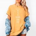 Present Active Conjugation Latin Teacher Latin Language Women's Comfort Colors T-Shirt Mustard Present Active Conjugation Latin Teacher Latin Language Women's Comfort Colors T-Shirt Mustard