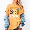 Principal Boo Crew Ghost Halloween Teachers School Matching Women's Comfort Colors T-Shirt Mustard