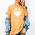 Professor Ancient Teaching Education Bearded History Teacher Women's Comfort Colors T-Shirt Mustard Professor Ancient Teaching Education Bearded History Teacher Women's Comfort Colors T-Shirt Mustard