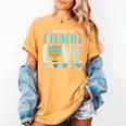I Promise To Teach Love Hanukkah Chanukah Jewish Teacher Women's Comfort Colors T-Shirt Mustard