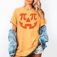 Pumpkin Pi Pie Math Thanksgiving Science Teacher Women's Comfort Colors T-Shirt Mustard