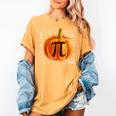 Pumpkin Pie Halloween Thanksgiving Math Teacher Pi Day Women's Comfort Colors T-Shirt Mustard Pumpkin Pie Halloween Thanksgiving Math Teacher Pi Day Women's Comfort Colors T-Shirt Mustard