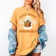 Read More Books Halloween Retro Pumpkin Reading Fall Teacher Women's Comfort Colors T-Shirt Mustard Read More Books Halloween Retro Pumpkin Reading Fall Teacher Women's Comfort Colors T-Shirt Mustard