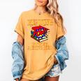 Reading Super Power Activated Superhero Teacher Or Student Men Women Girls Kids Women's Comfort Colors T-Shirt Mustard
