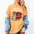 Reading Is My Super Power Superhero Best English Teacher Women's Comfort Colors T-Shirt Mustard Reading Is My Super Power Superhero Best English Teacher Women's Comfort Colors T-Shirt Mustard