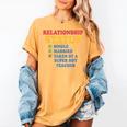 Relationship Status Single Married Hot Teacher Women's Comfort Colors T-Shirt Mustard