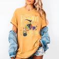 There's Room On My Broom For You Too Teacher Halloween Women's Comfort Colors T-Shirt Mustard