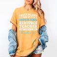 Resource Teacher Tshirt Men Women Women's Comfort Colors T-Shirt Mustard