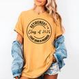 Retirement Class Of 2026 Count Down Progress Retired Teacher Women's Comfort Colors T-Shirt Mustard