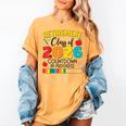 Retirement Class Of 2026 Countdown In Progress Teacher Women's Comfort Colors T-Shirt Mustard Retirement Class Of 2026 Countdown In Progress Teacher Women's Comfort Colors T-Shirt Mustard