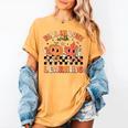 Retro Fall In Love With Learning Autumn Pumpkin Teacher Women's Comfort Colors T-Shirt Mustard Retro Fall In Love With Learning Autumn Pumpkin Teacher Women's Comfort Colors T-Shirt Mustard